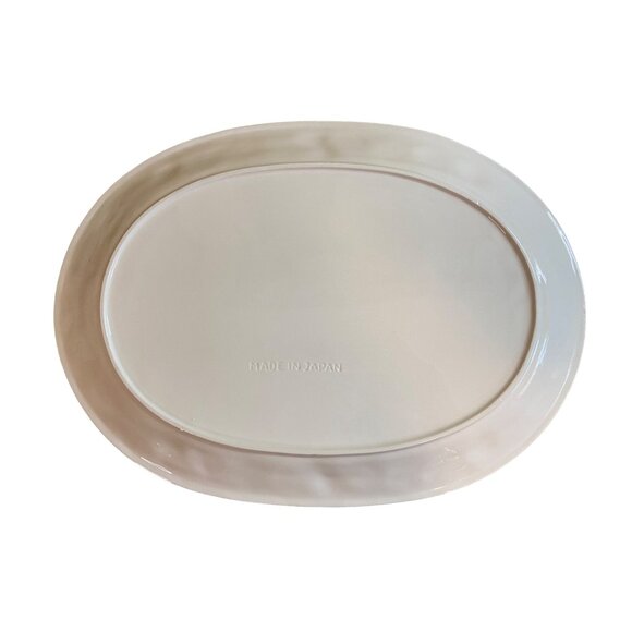 Vintage Saltera Christmas Tree Serving Platter Pinecone Border Holiday Gifts - Picture 2 of 6